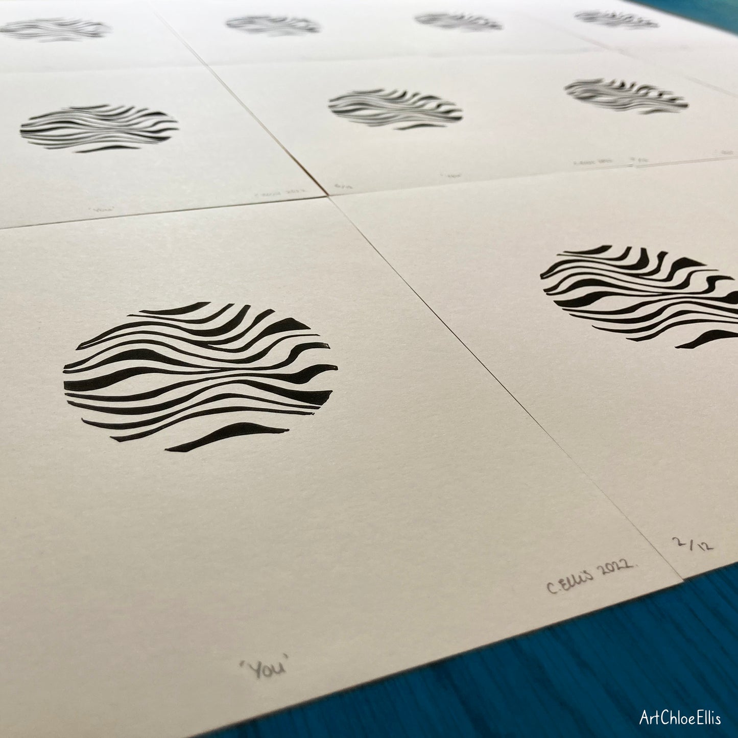 You – A5 Original Lino-Print