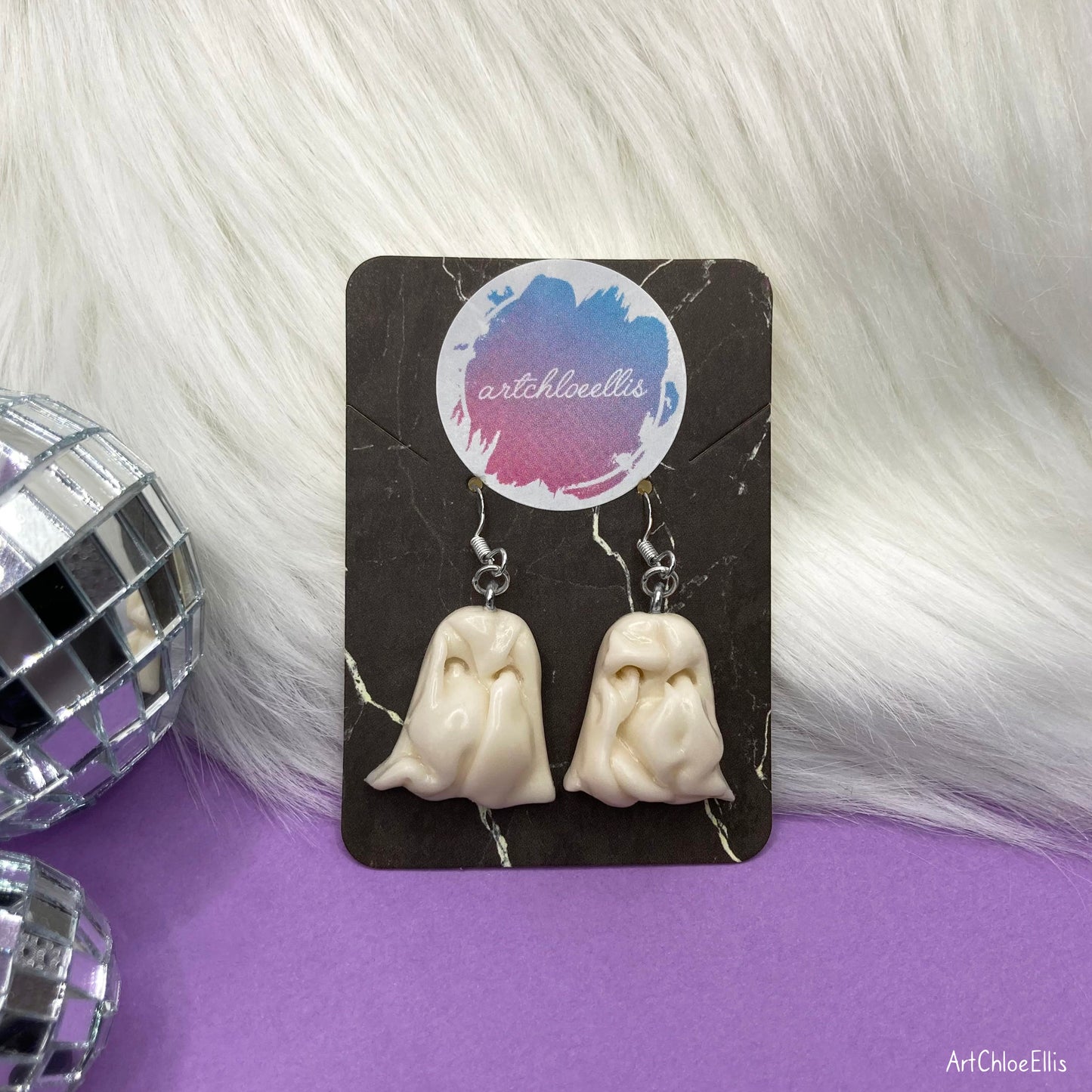 Sheet Ghosts (Glow In The Dark) Earrings