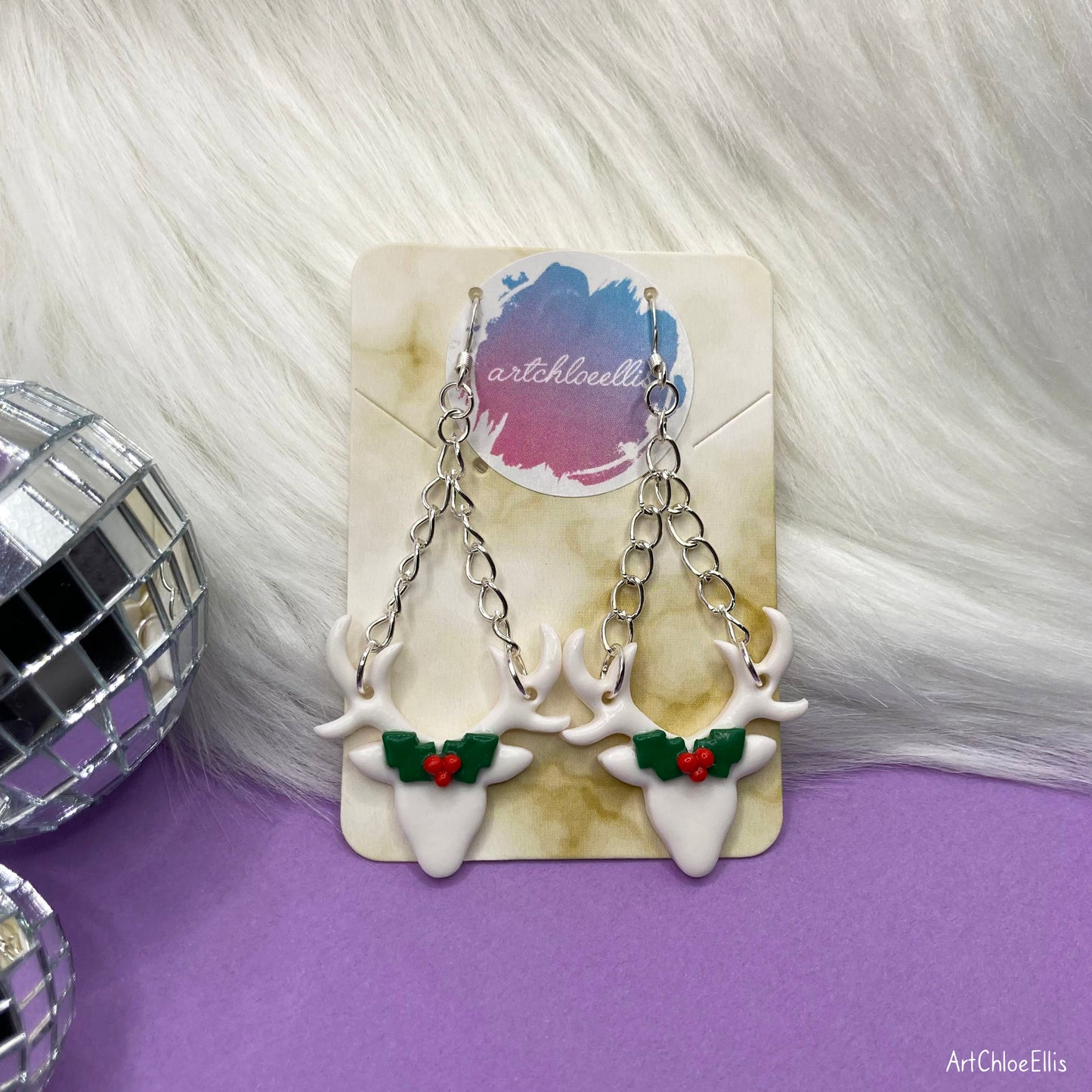 Reindeer Earrings