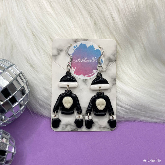 Halloween Jumper (Black) Earrings