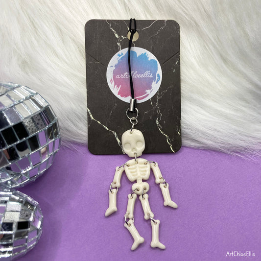 Skeleton (Glow In The Dark) Phone Charm