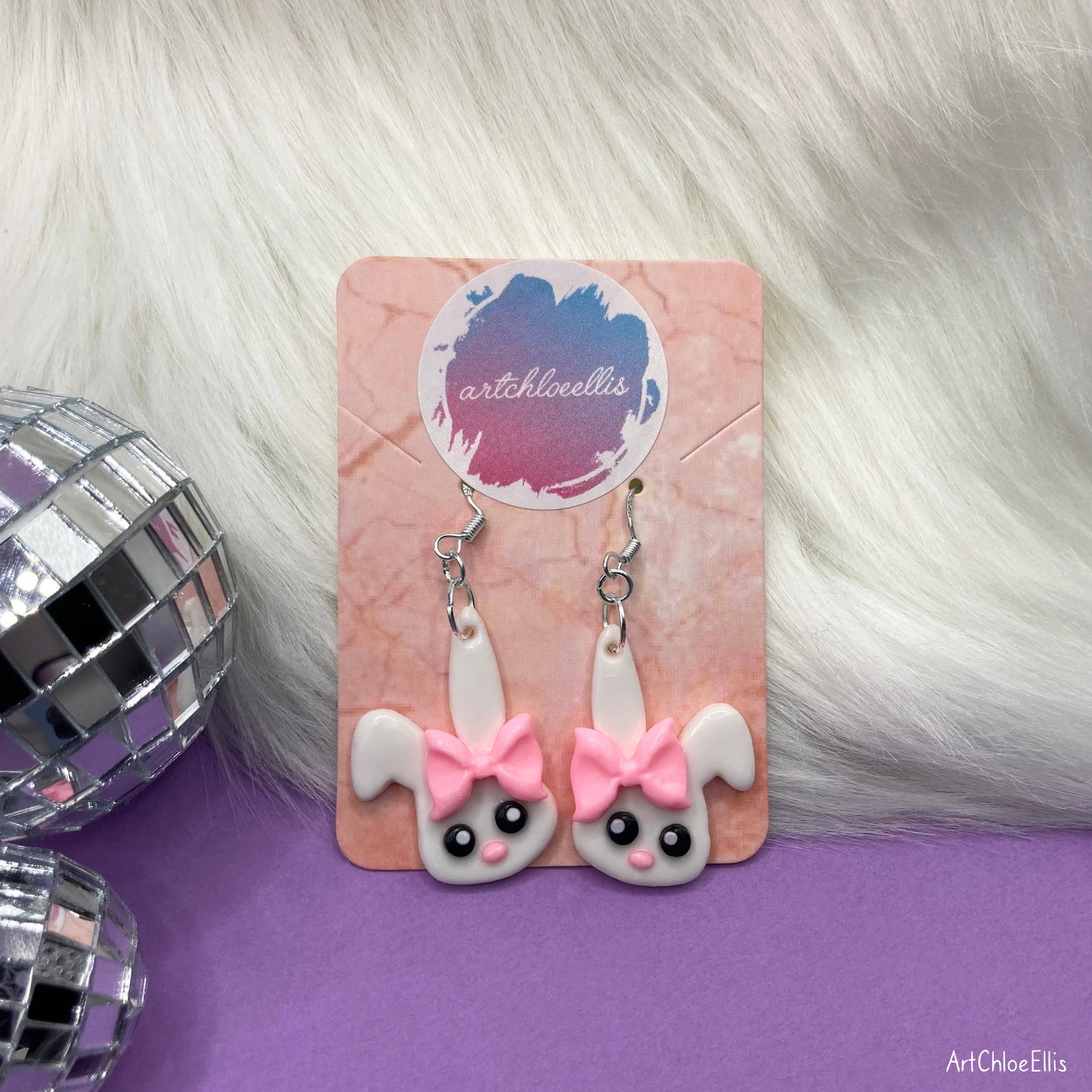 Bunny Bow Earrings