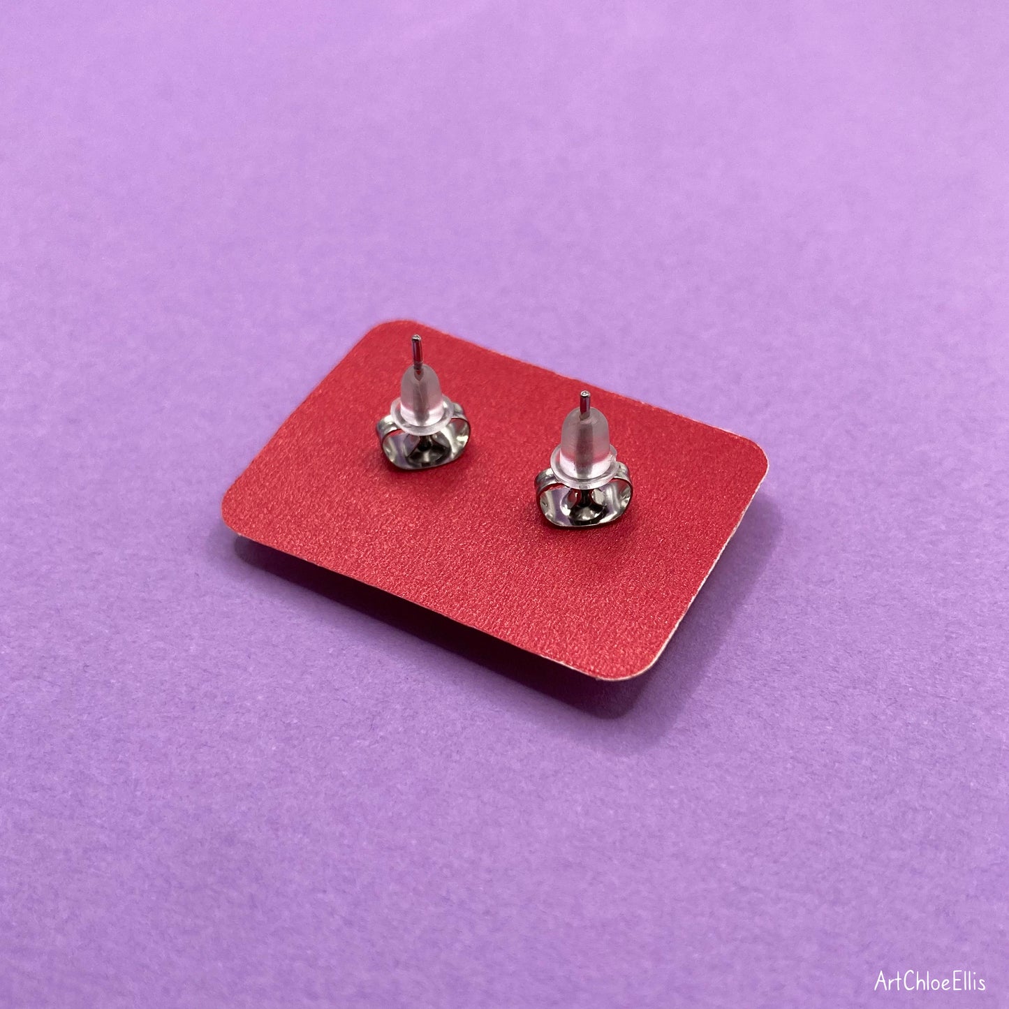 Skull Stud Earrings (Glow In The Dark)