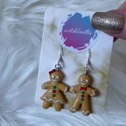 Gingerbread Earrings